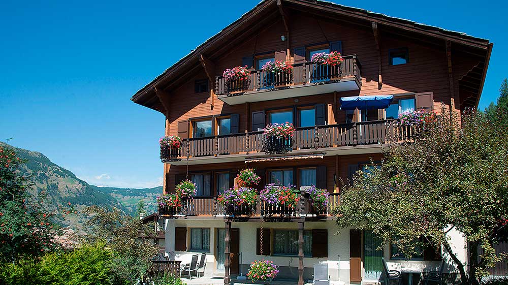 Ansicht Chalet Soldanella Grächen