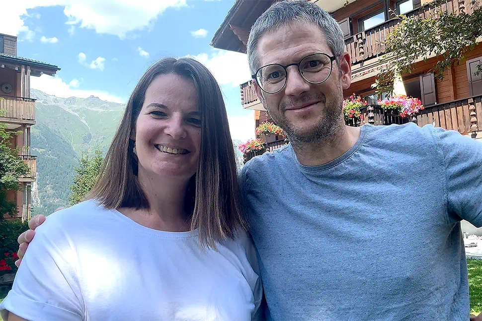Susann und Alexander Walter, deine Gastgeber der Ferienwohnungen im Chalet Soldanella